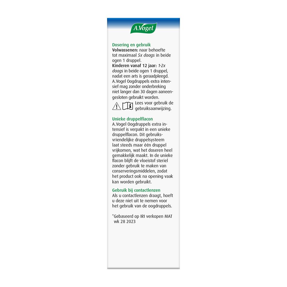 A.Vogel Oogdruppels extra intensief 10 ml