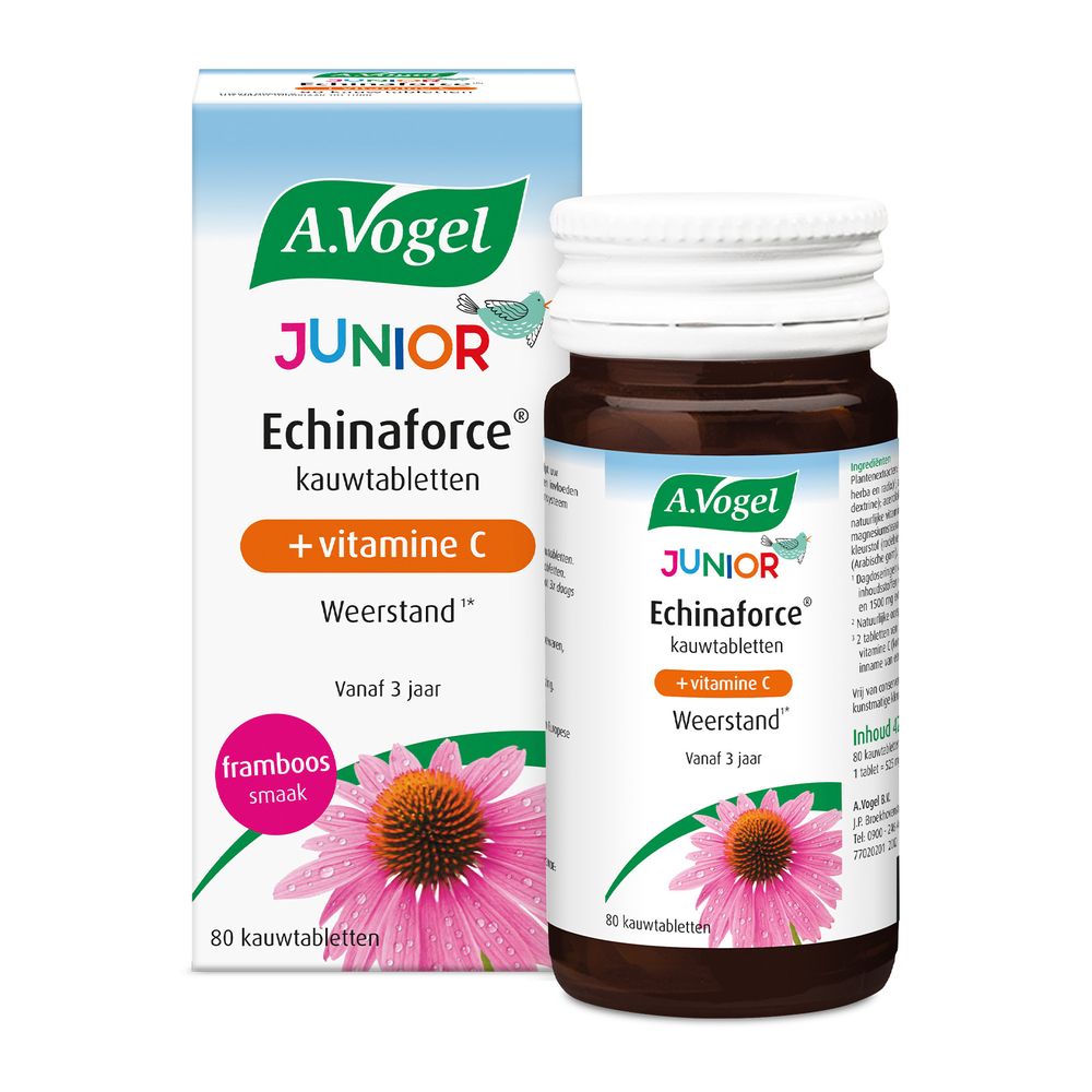 A.Vogel Echinaforce junior & vitamine c 80 kauwtabletten