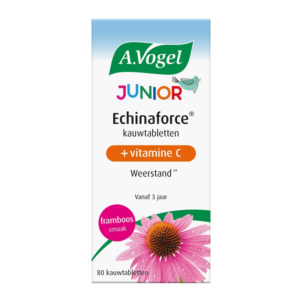 A.Vogel Echinaforce junior & vitamine c 80 kauwtabletten