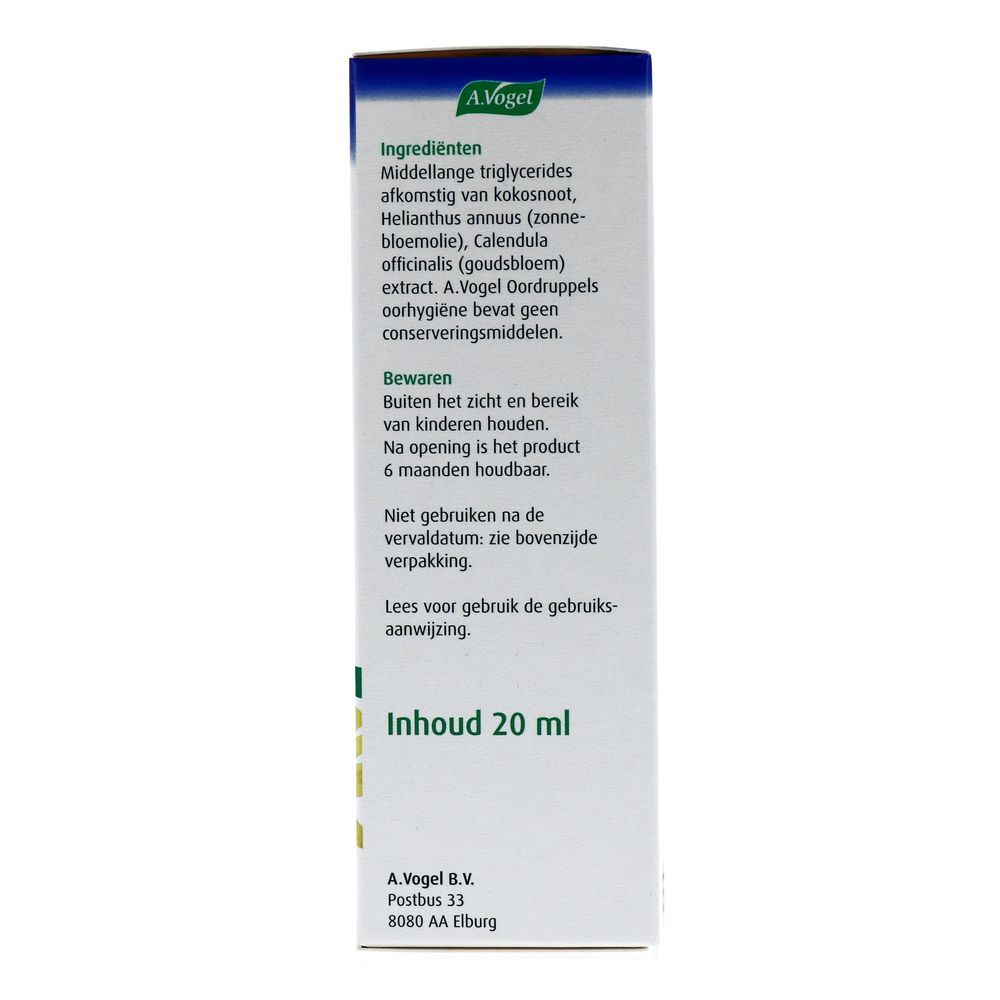 A.Vogel Oordruppels oorsmeer 20 ml