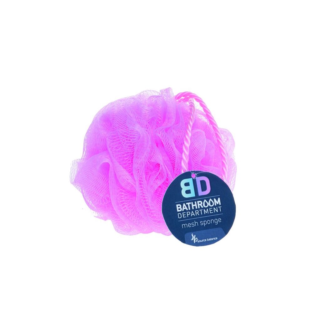 Bath Department Mesh Spons Roze 1 st