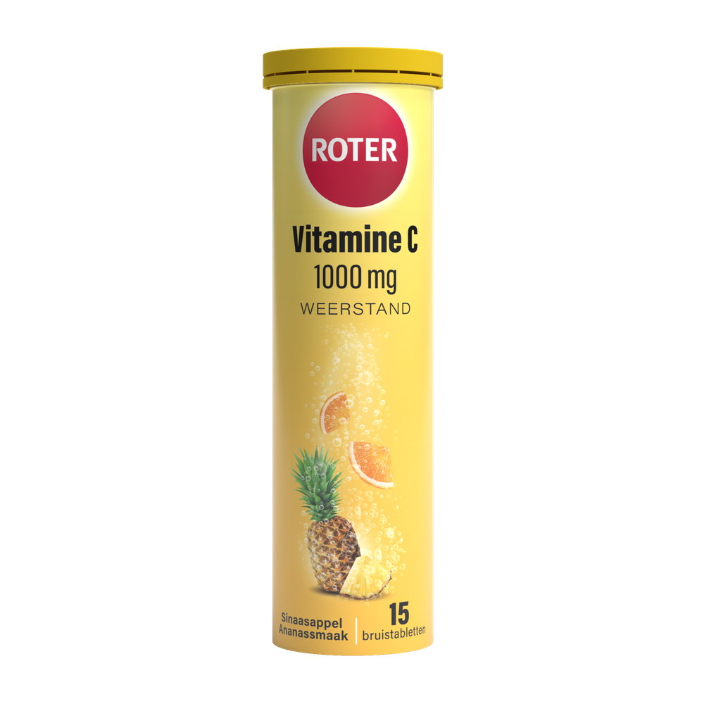 Roter Vitamine C1000 sinaasappel ananas 15 bruistabletten