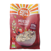 Zonnatura Muesli rood fruit bio 375 gram