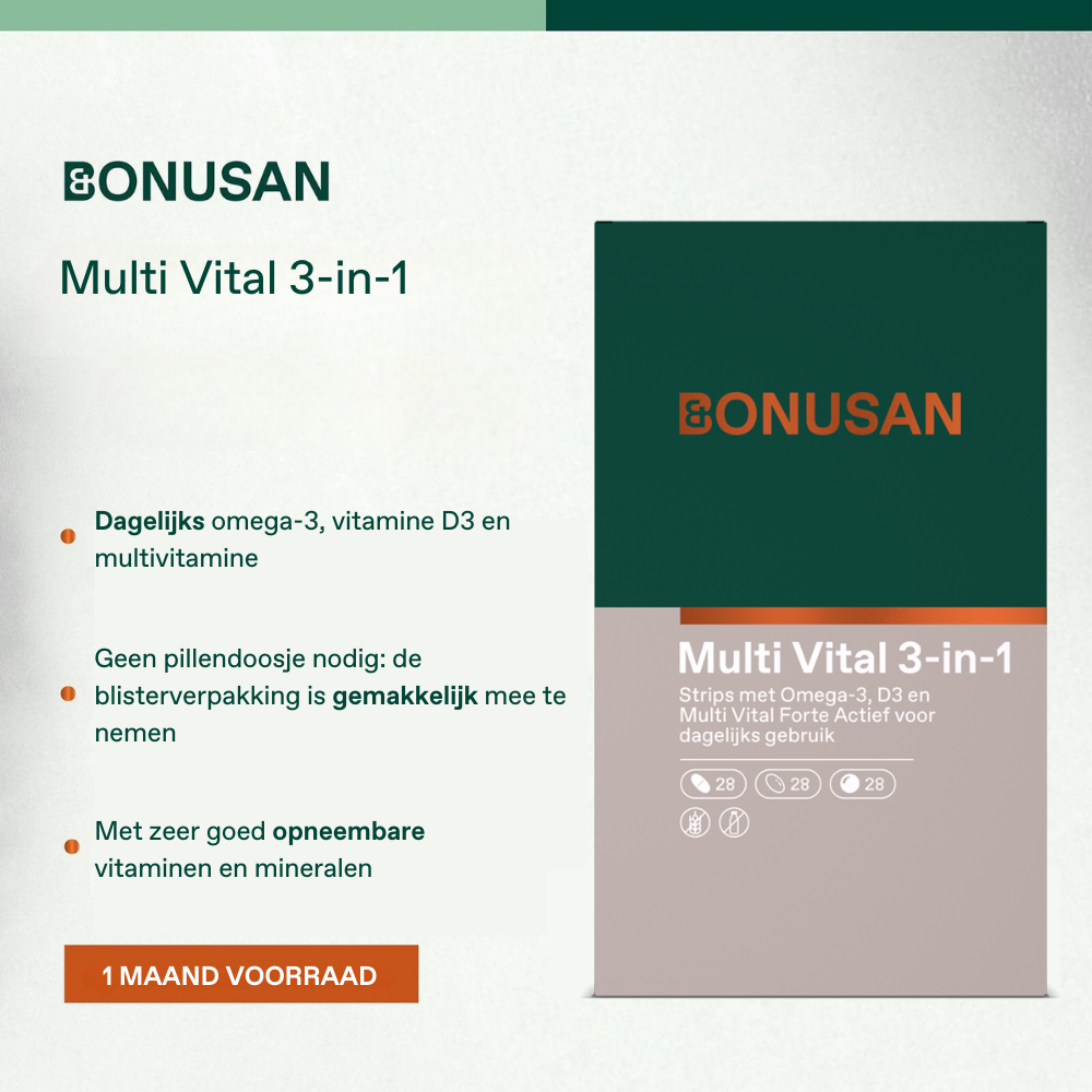 Bonusan Multi vital 3-in-1 28 dagdoses