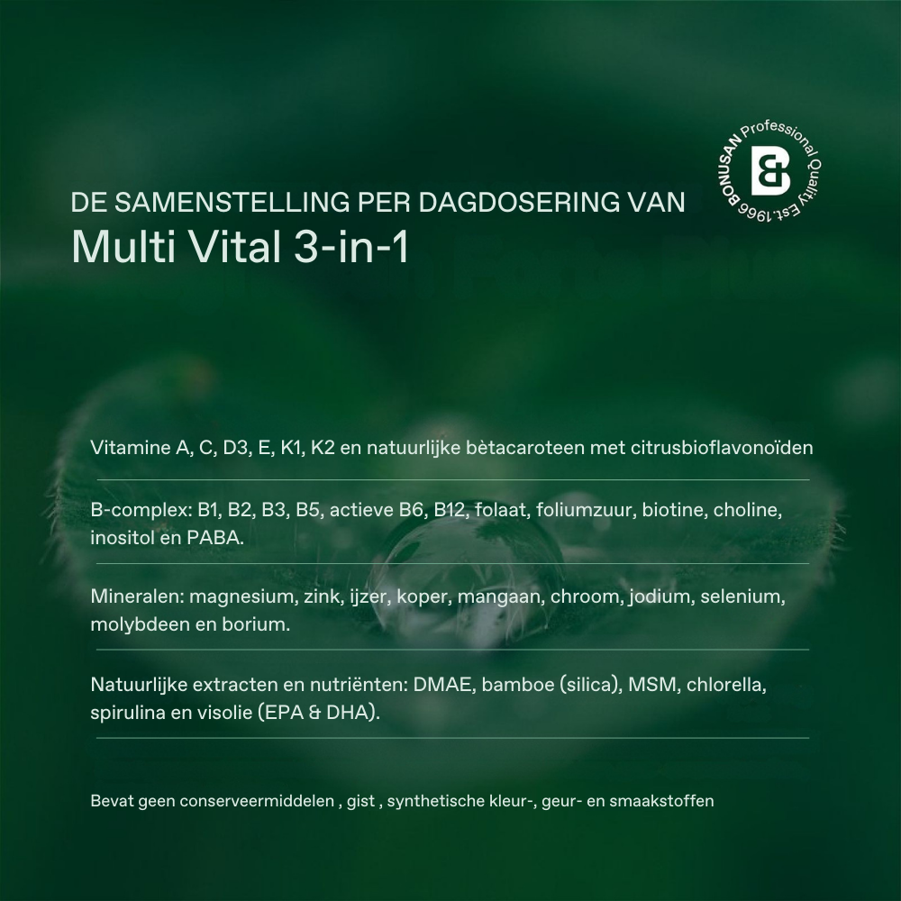 Bonusan Multi vital 3-in-1 28 dagdoses
