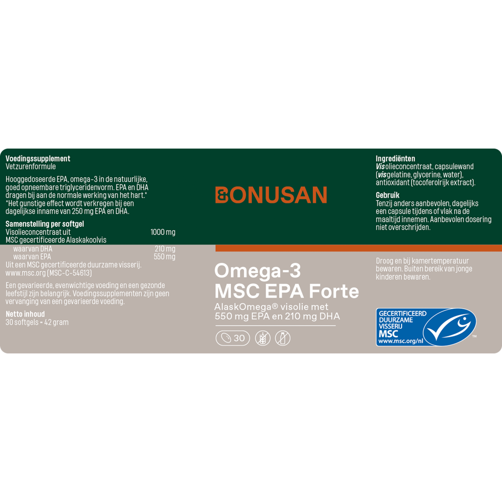 Bonusan Omega 3 EPA forte