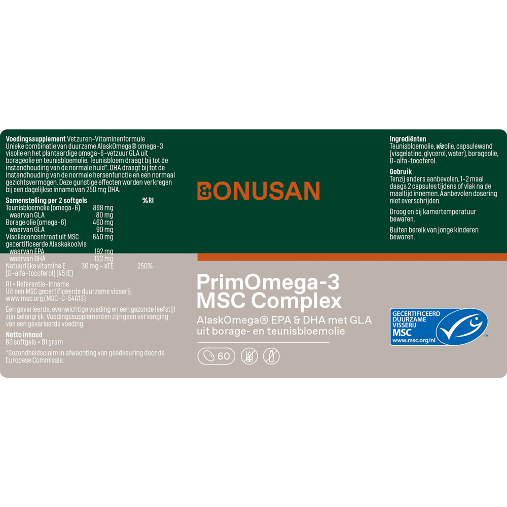 Bonusan PrimOmega-3 MSC Complex