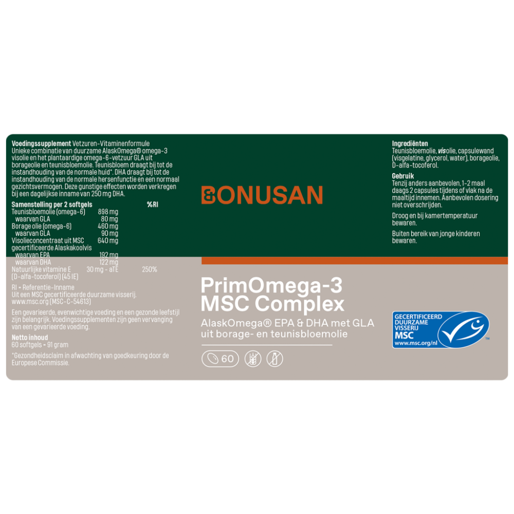 Bonusan PrimOmega-3 MSC Complex