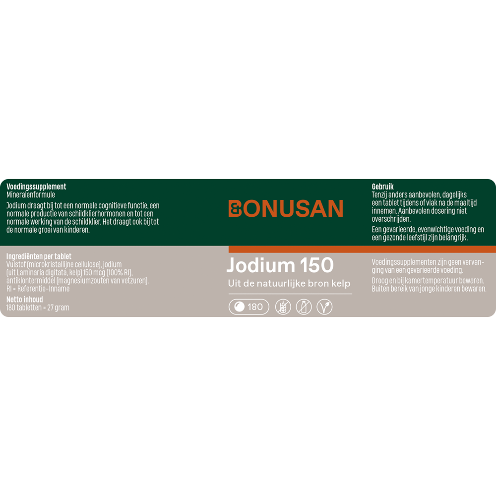 Bonusan Jodium 150 180 tabletten
