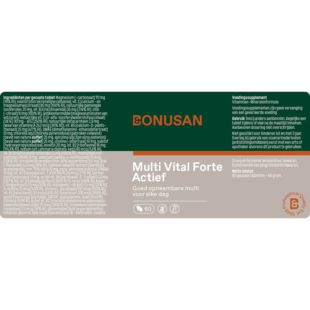 Bonusan Multi Vital Forte Actief