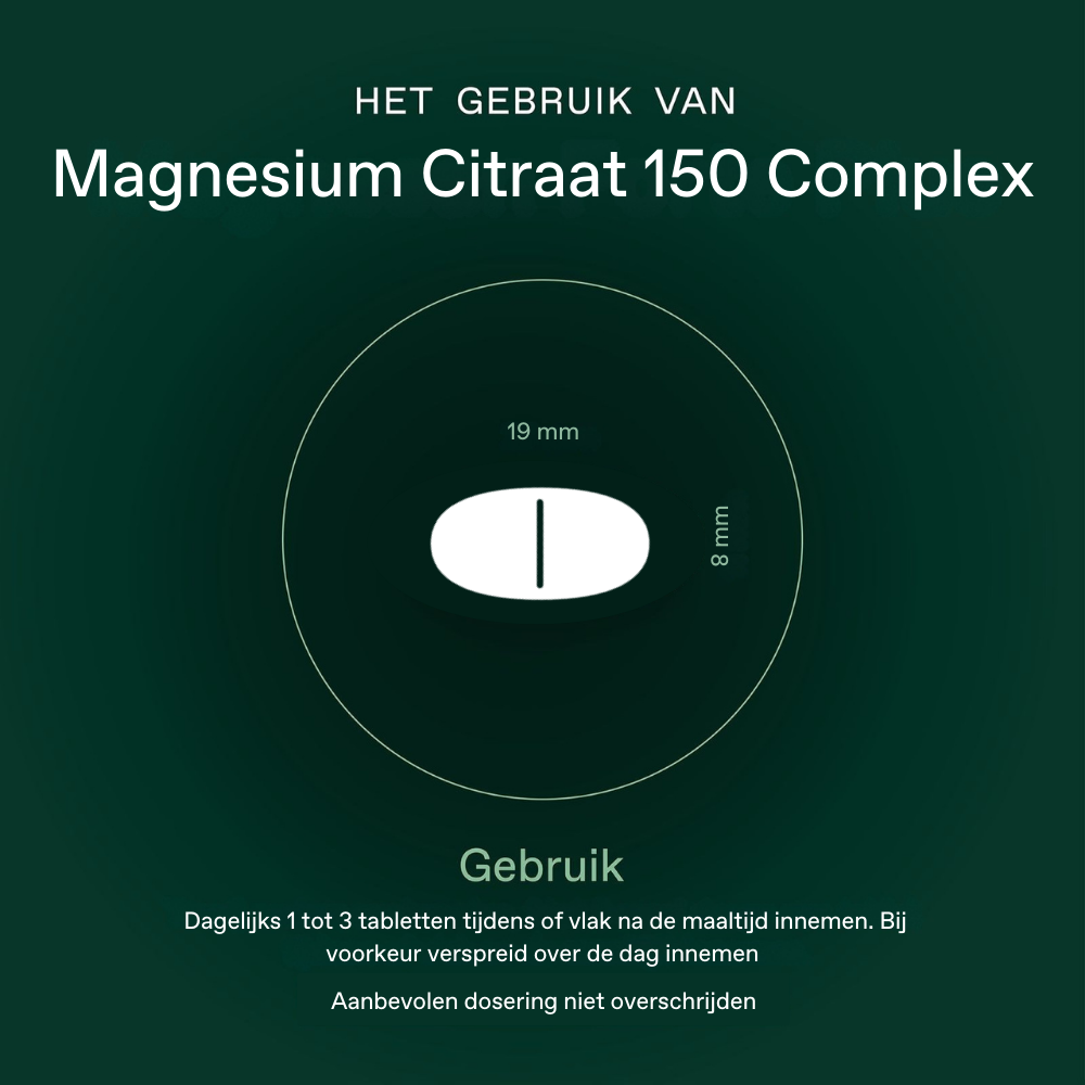 Bonusan Magnesium Citraat 150 mg Complex 120 tabletten