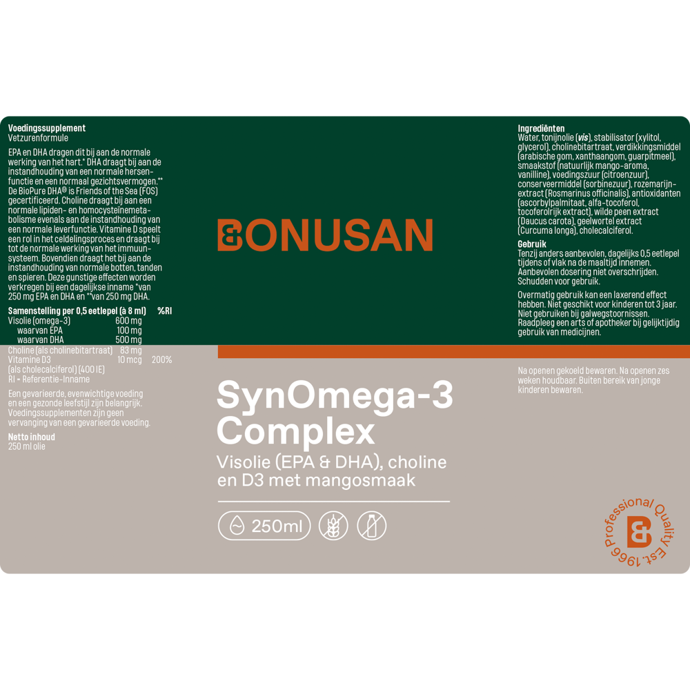 Bonusan SynOmega-3 Complex 250 ml