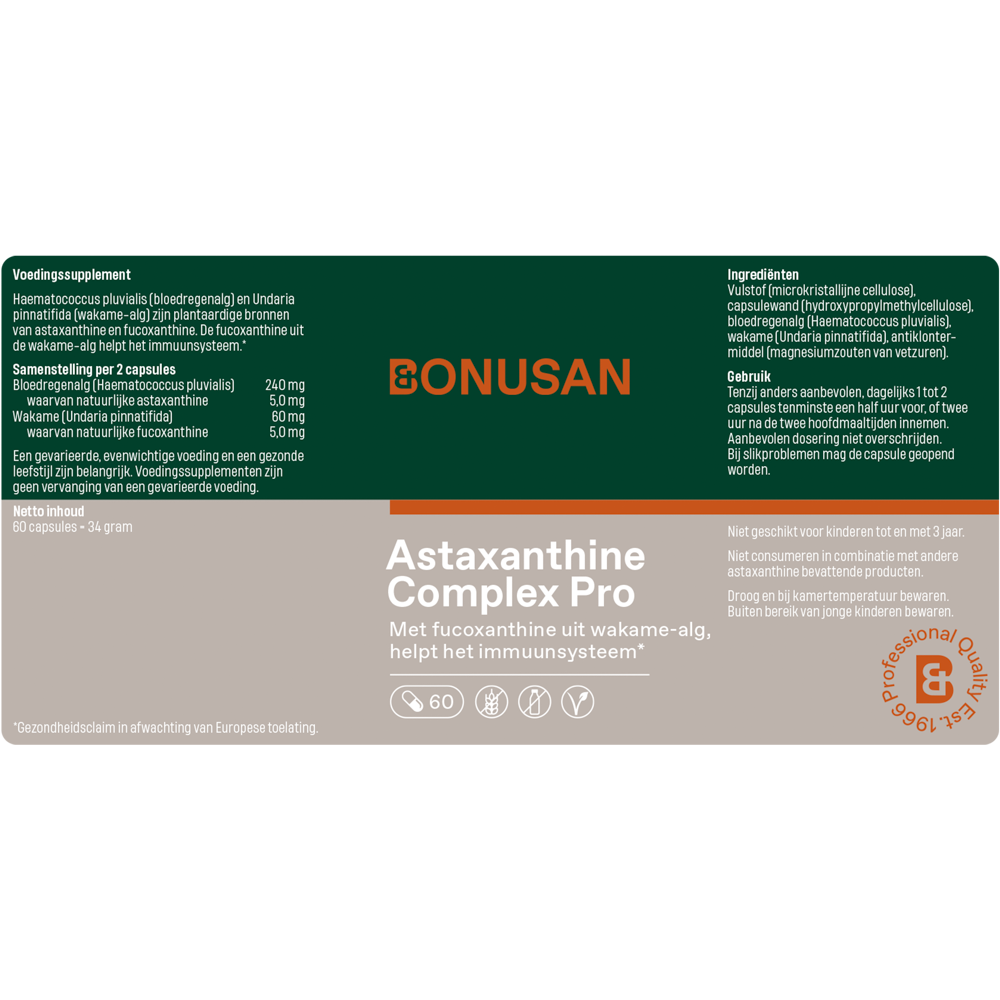 Bonusan Astaxanthine Complex Pro 60 capsules