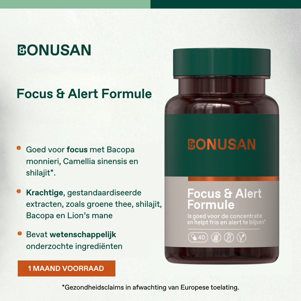 Bonusan Focus en Alert formule 40 capsules