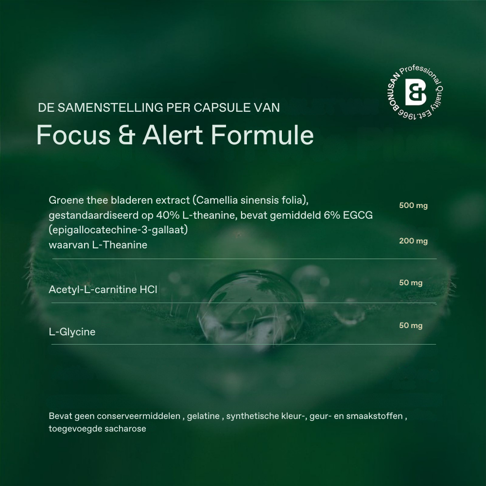 Bonusan Focus en Alert formule 40 capsules