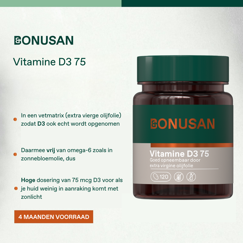 Bonusan Vitamine D3 75 mcg