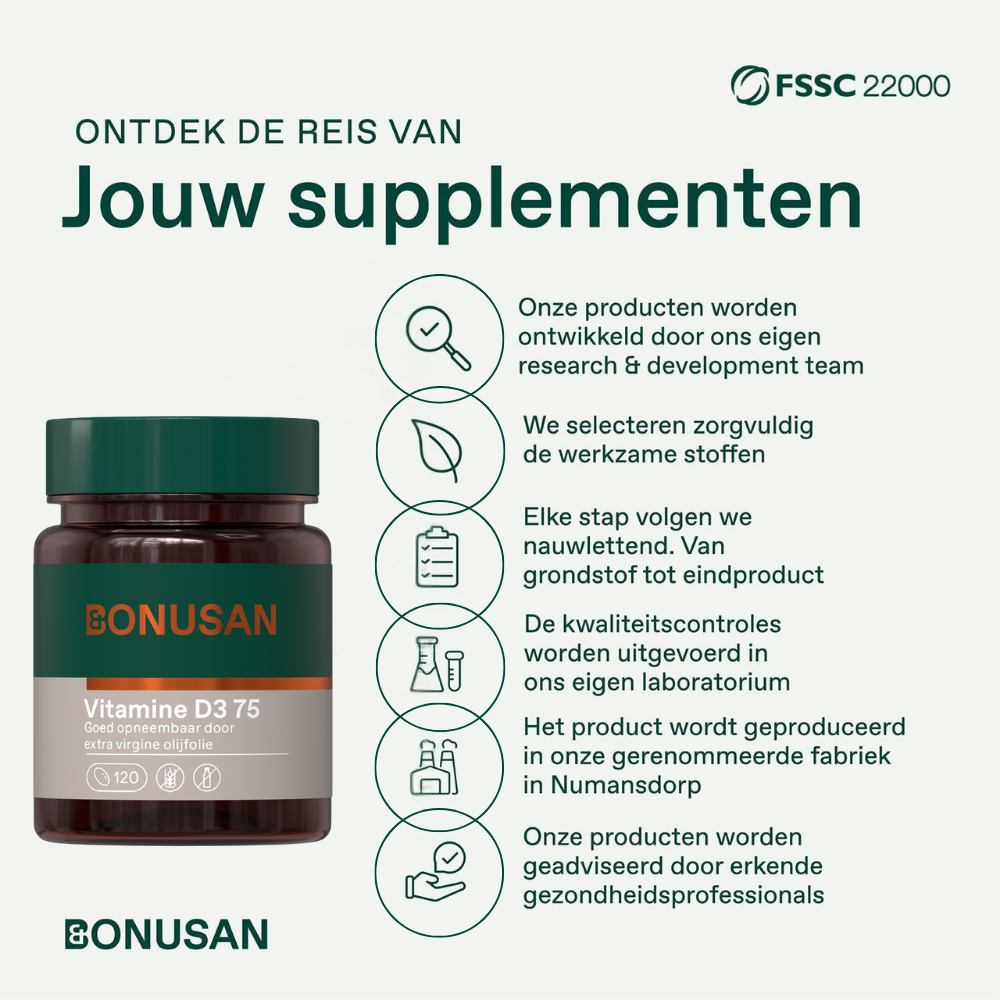 Bonusan Vitamine D3 75 mcg
