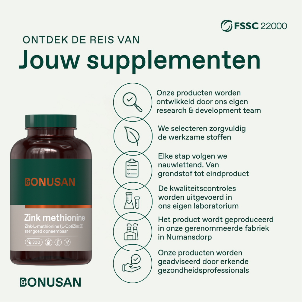 Bonusan Zink methionine