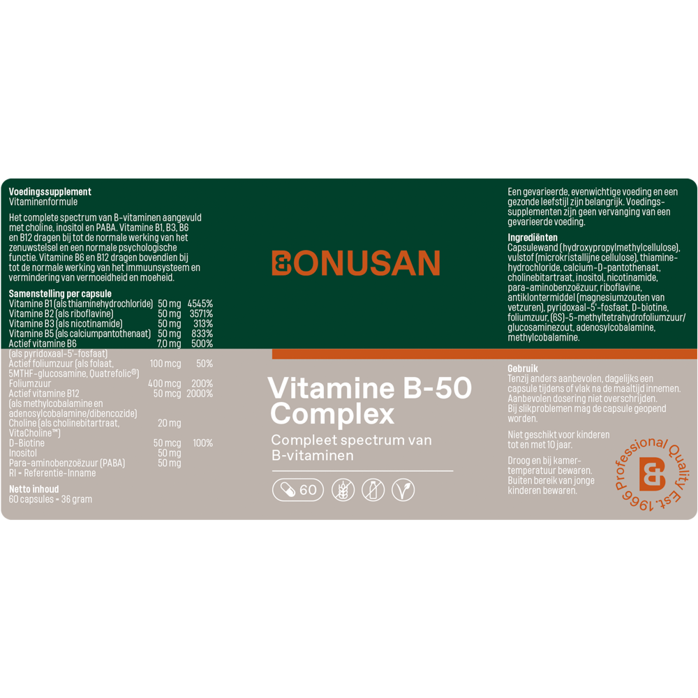 Bonusan Vitamine B-50 Complex
