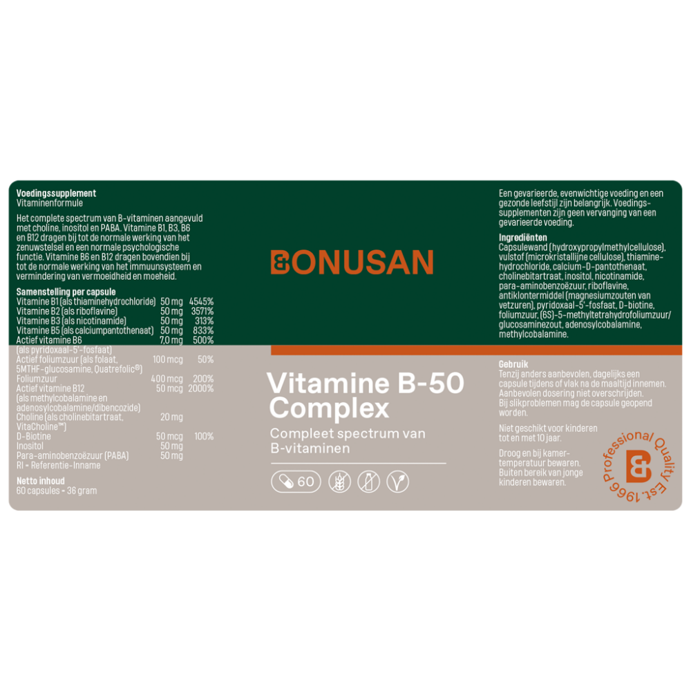 Bonusan Vitamine B-50 Complex