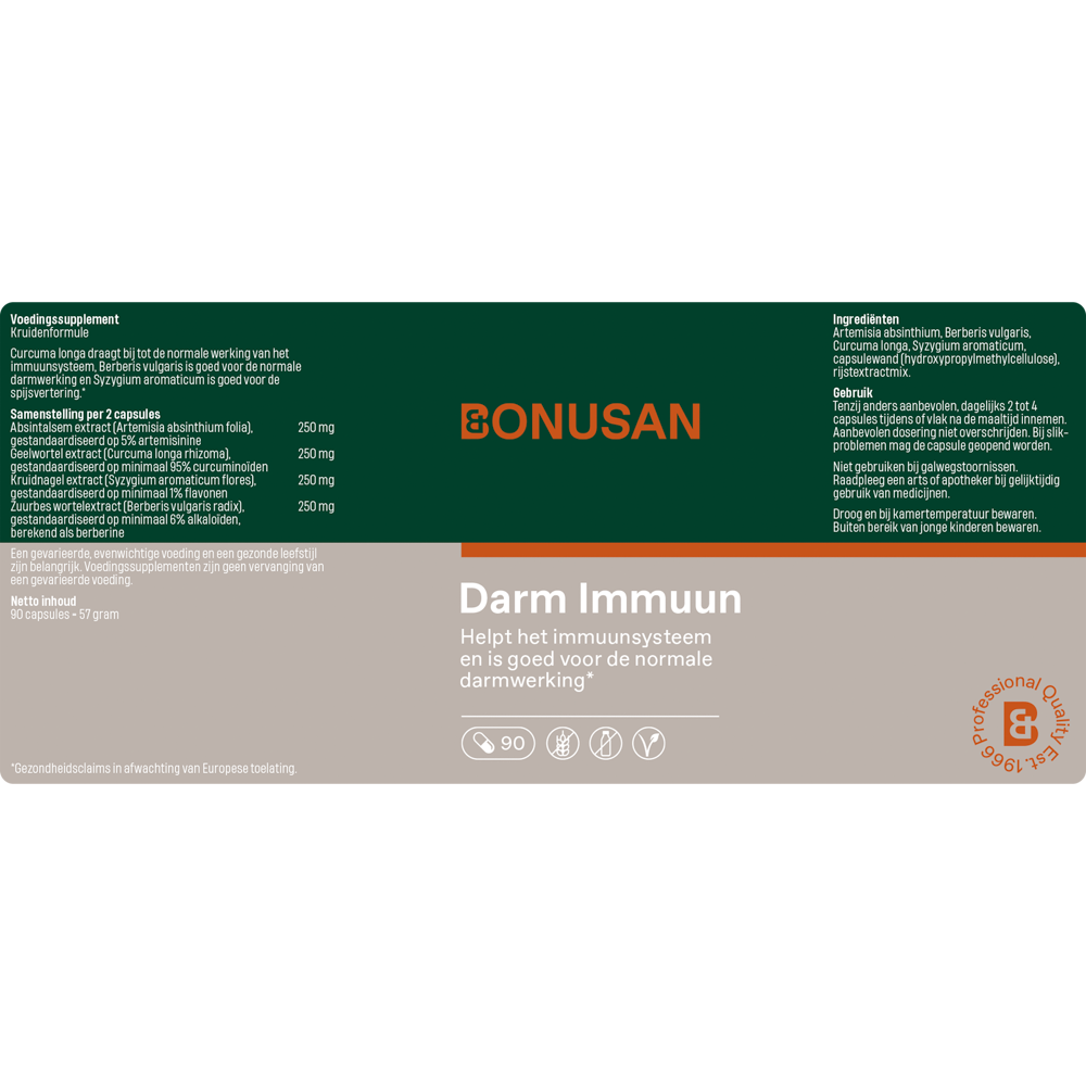 Bonusan Darm immuun 90 capsules