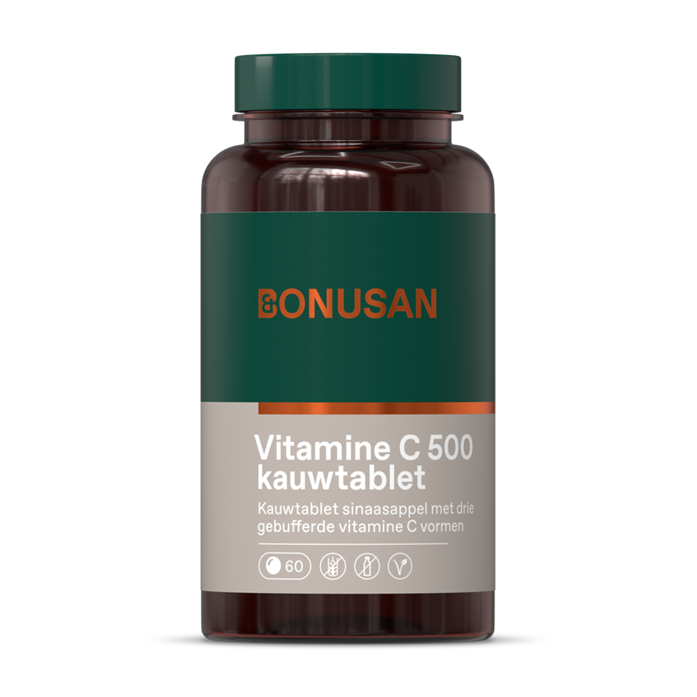 Bonusan Vitamine C 500 60 kauwtabletten