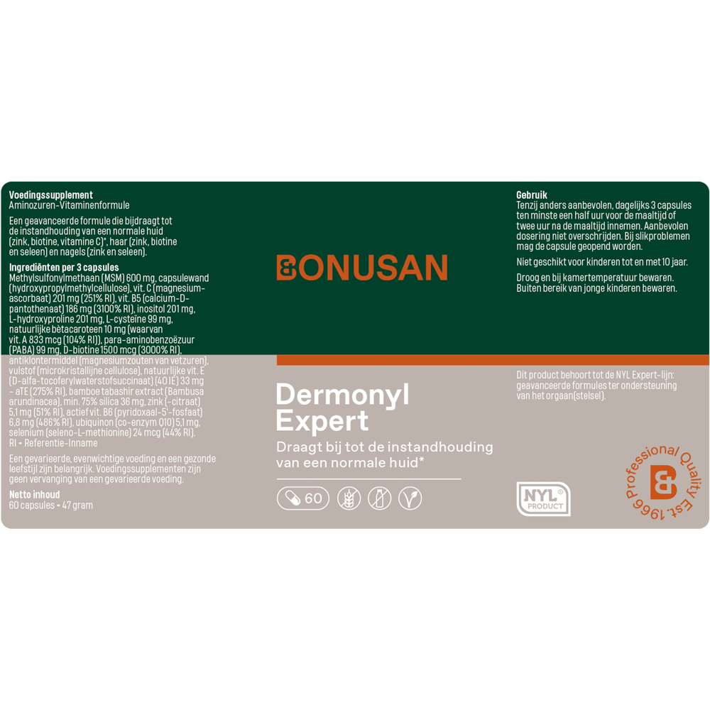 Bonusan Dermonyl Expert 60 capsules