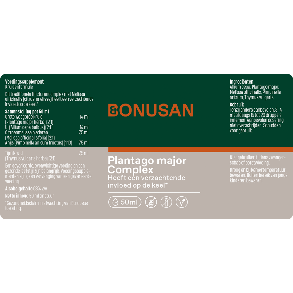 Bonusan Plantago major Complex 50 ml