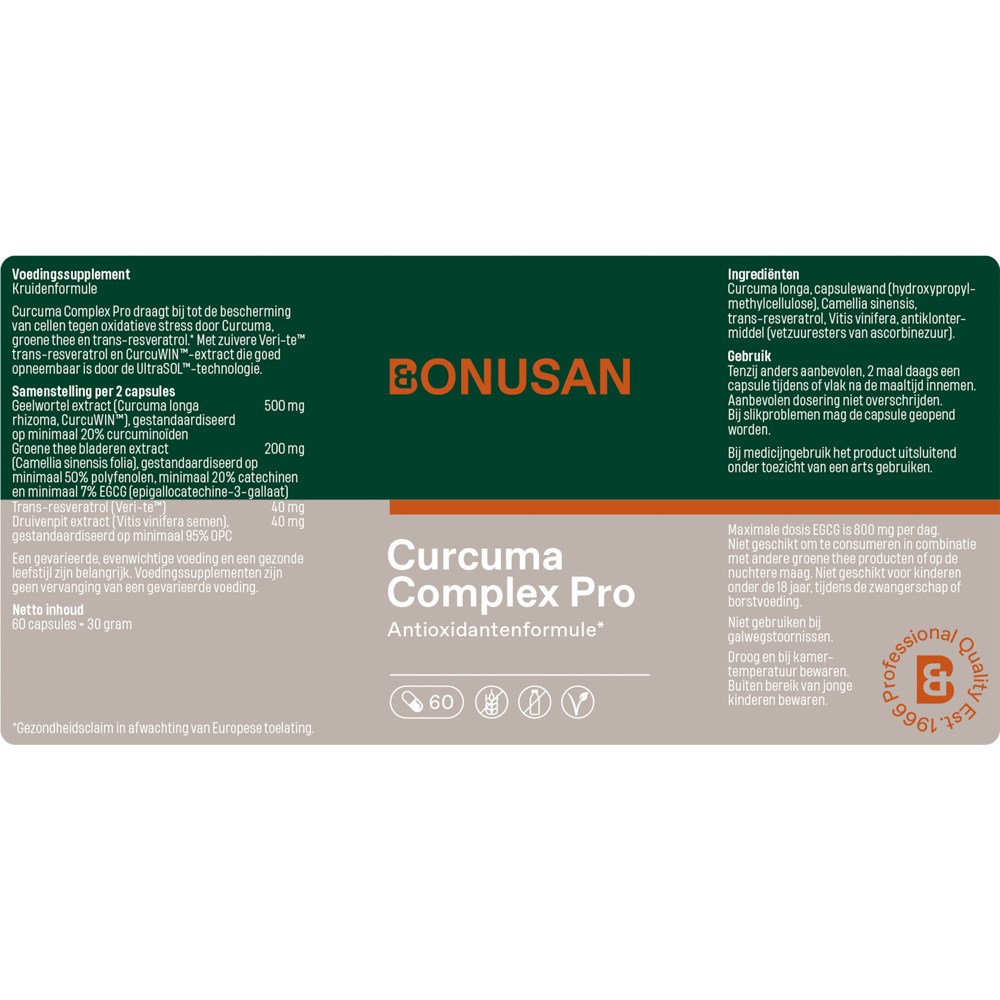 Bonusan Curcuma Complex Pro 60 capsules
