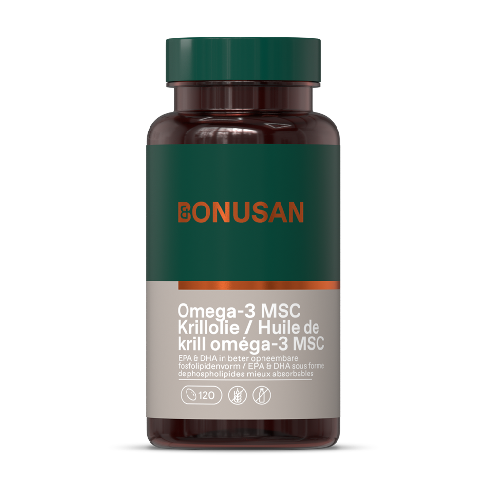 Bonusan Omega 3 MSC krill olie België 120 softgels