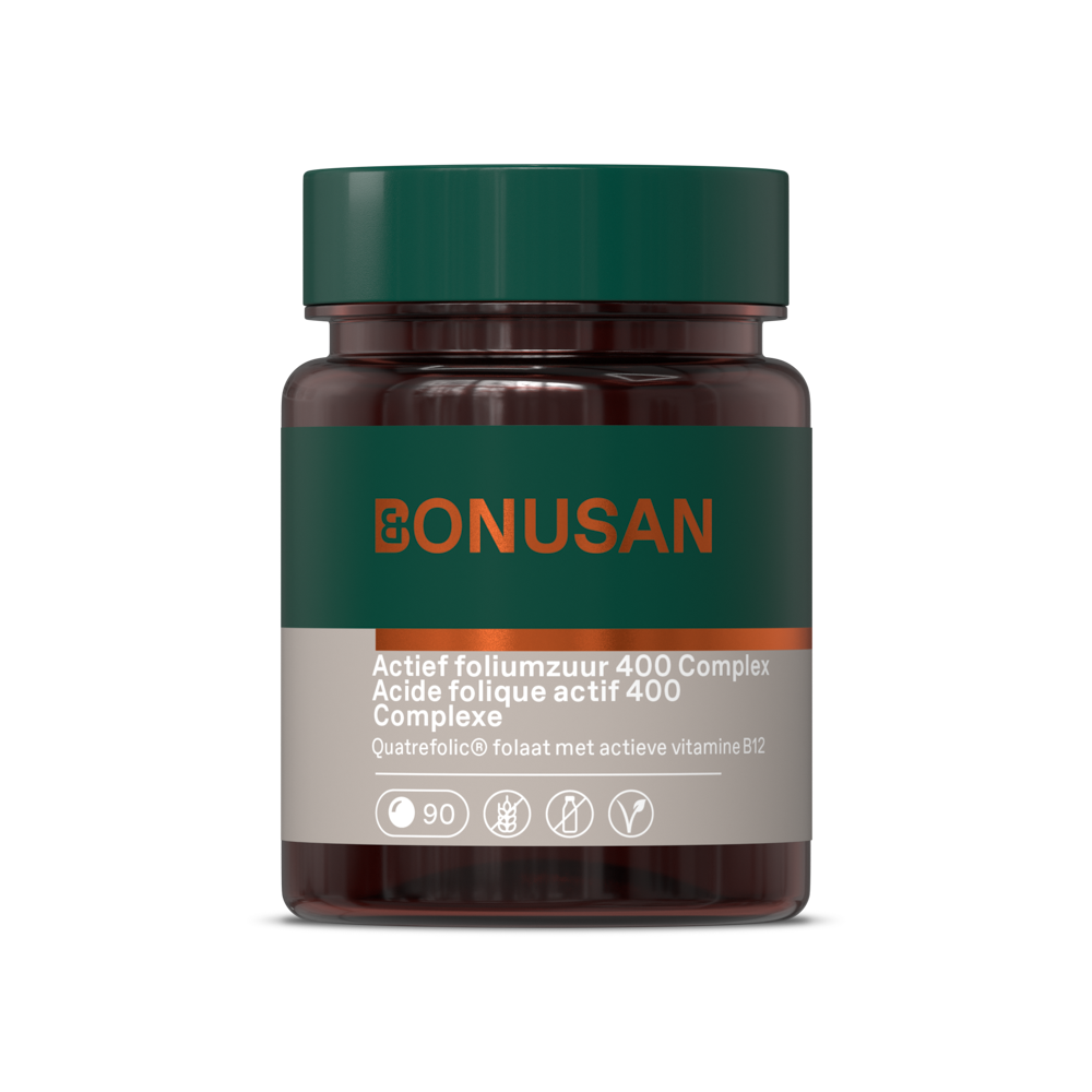 Bonusan Actief Foliumzuur 400 Mcg Plus BE 90 tb