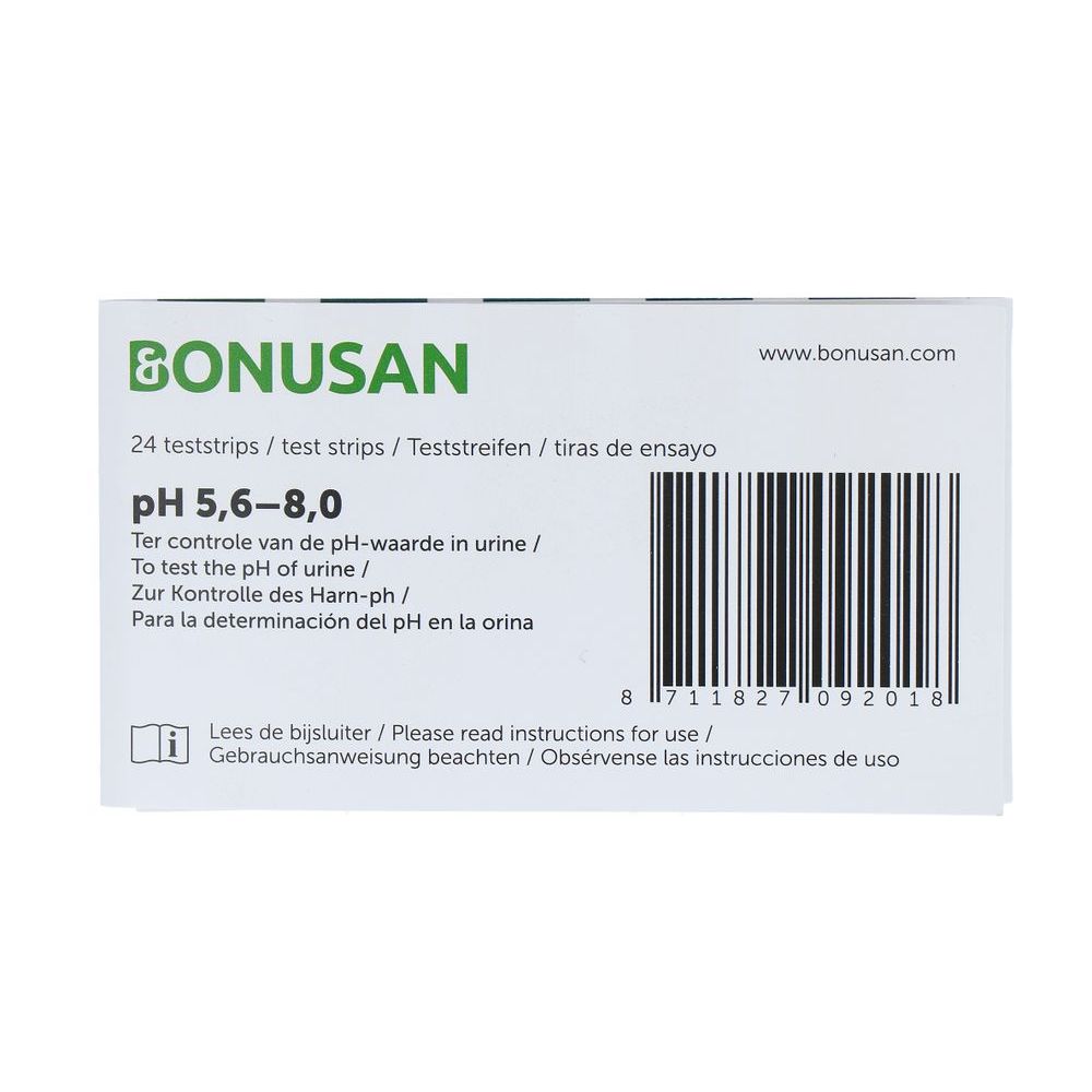 Bonusan PH teststrips boekje