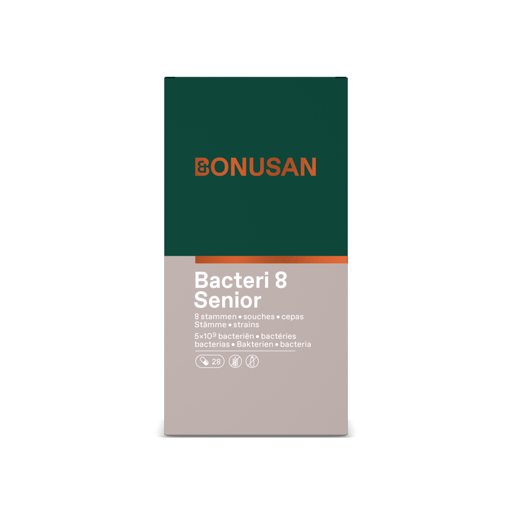 Bonusan Bacteri 8 senior 28 capsules