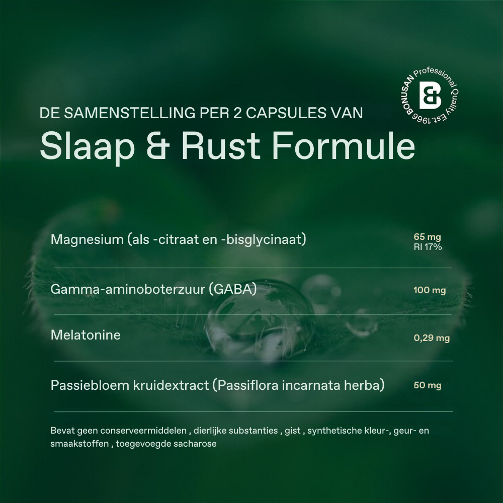 Bonusan Slaap & Rust Formule 60 capsules