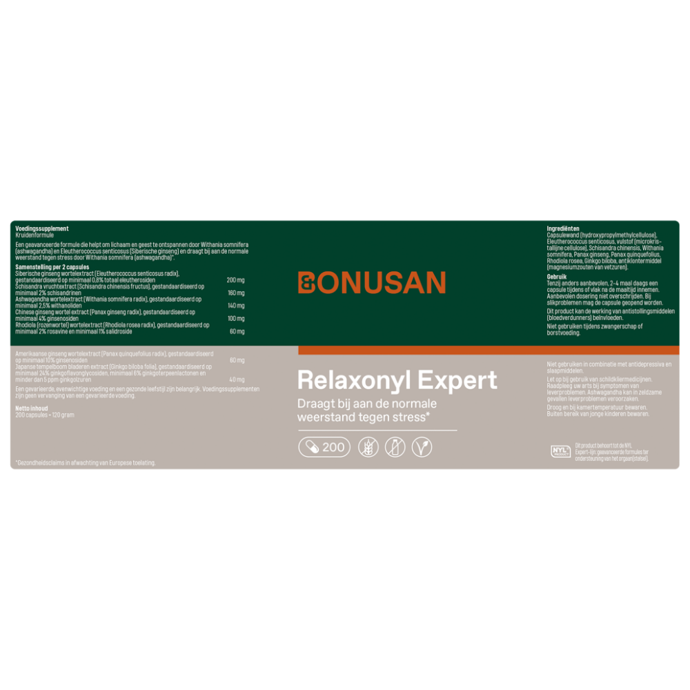 Bonusan Relaxonyl Expert 200 vcaps