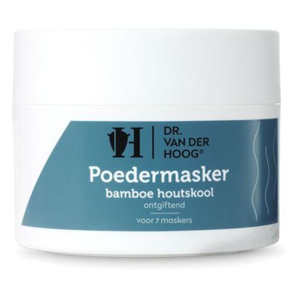 Dr Van der Hoog Poedermasker Bamboe Houtskool 70 gr - DR vd Hoog