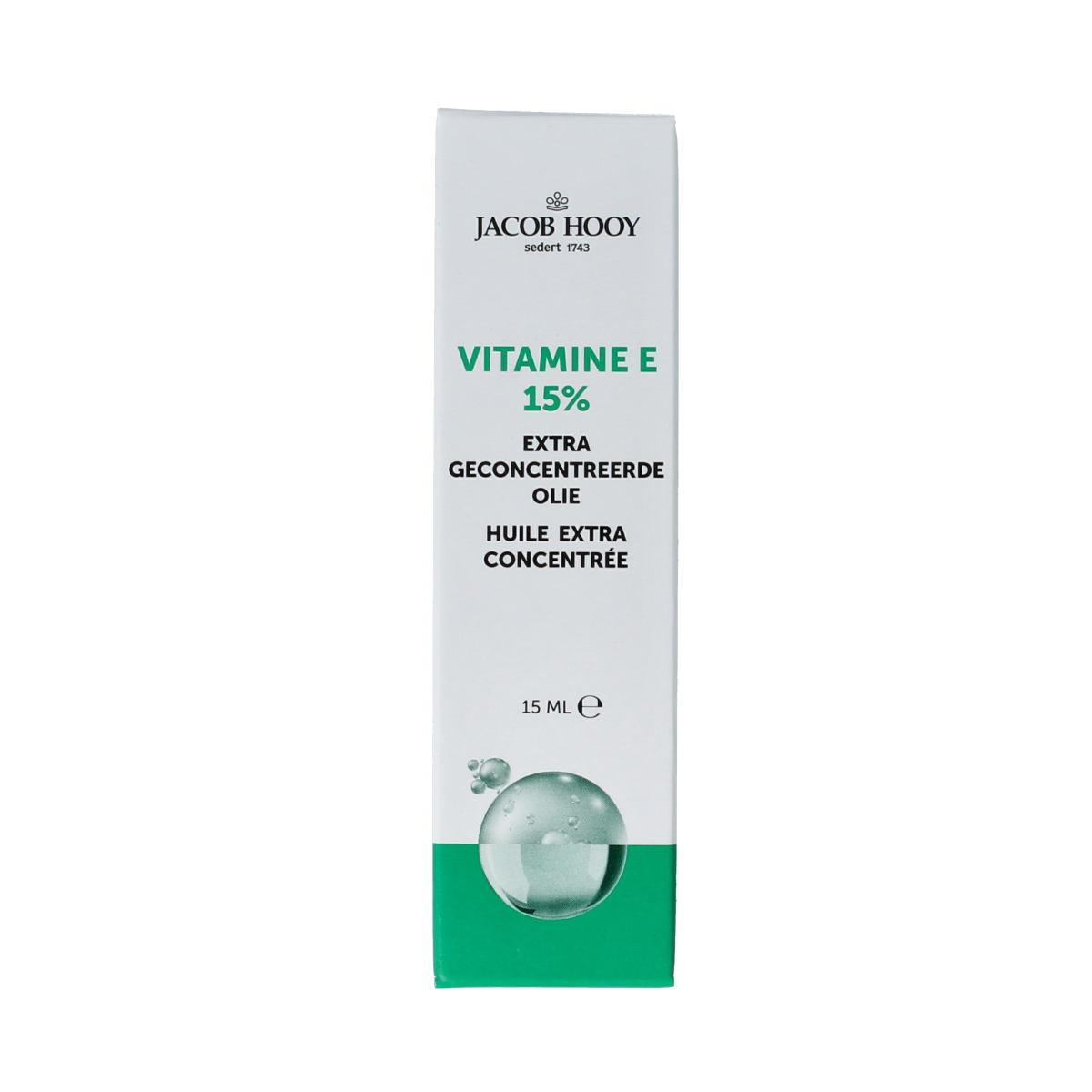 Jacob Hooy Vitamine E olie 15% concentraat 156 ml