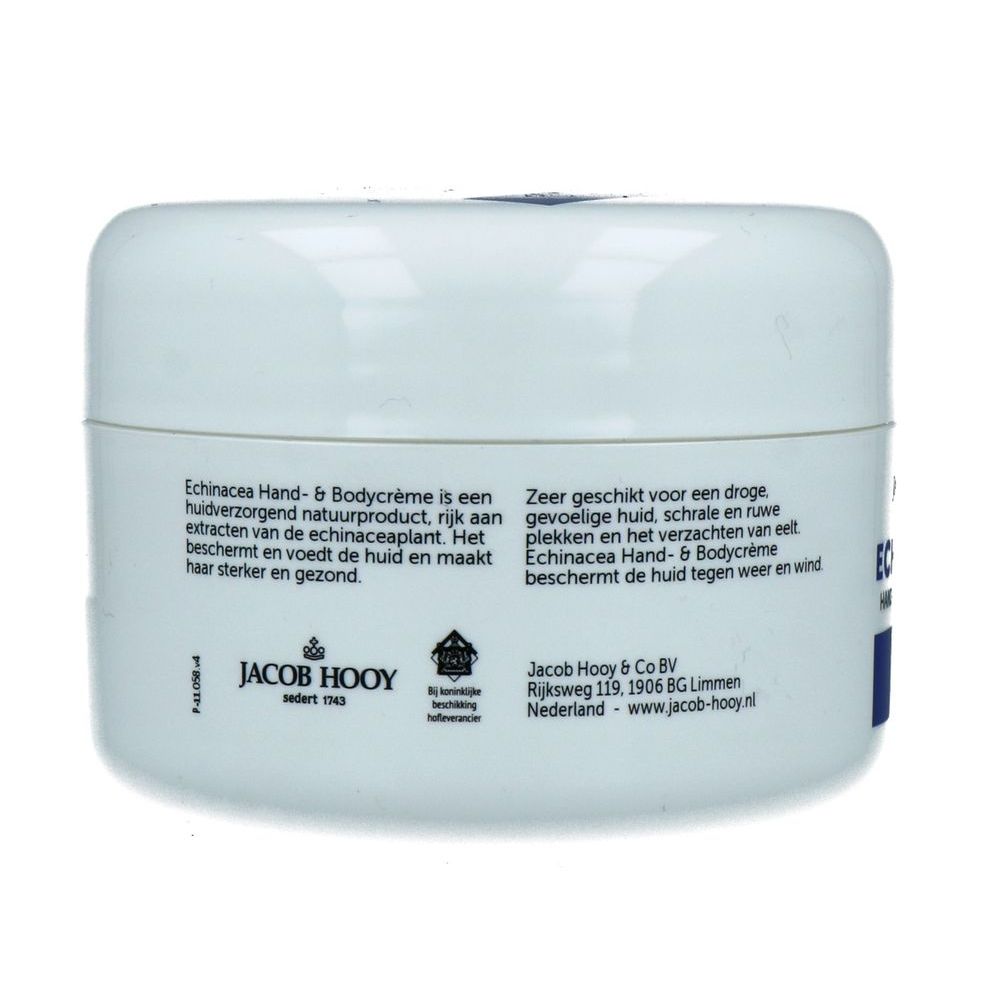Jacob Hooy Echinacea/aloe vera hand en bodycreme 200 ml