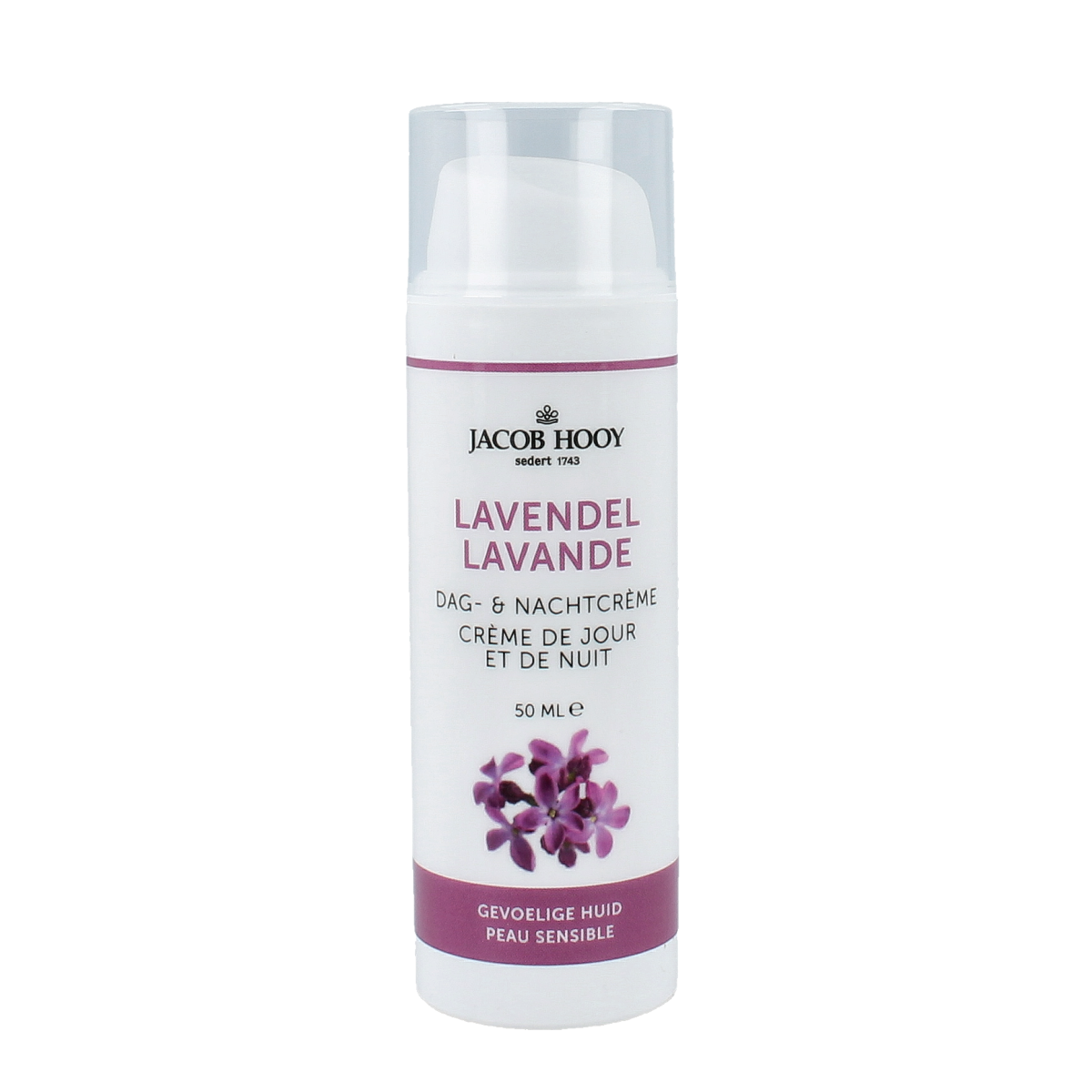 Jacob Hooy Lavendel dag en nachtcreme 50 ml