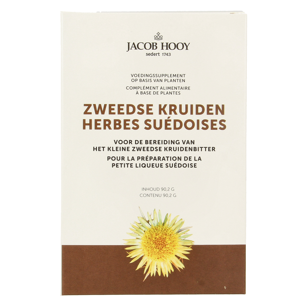 Jacob Hooy Zweedse kruiden klein met kamfer 90,2 gram