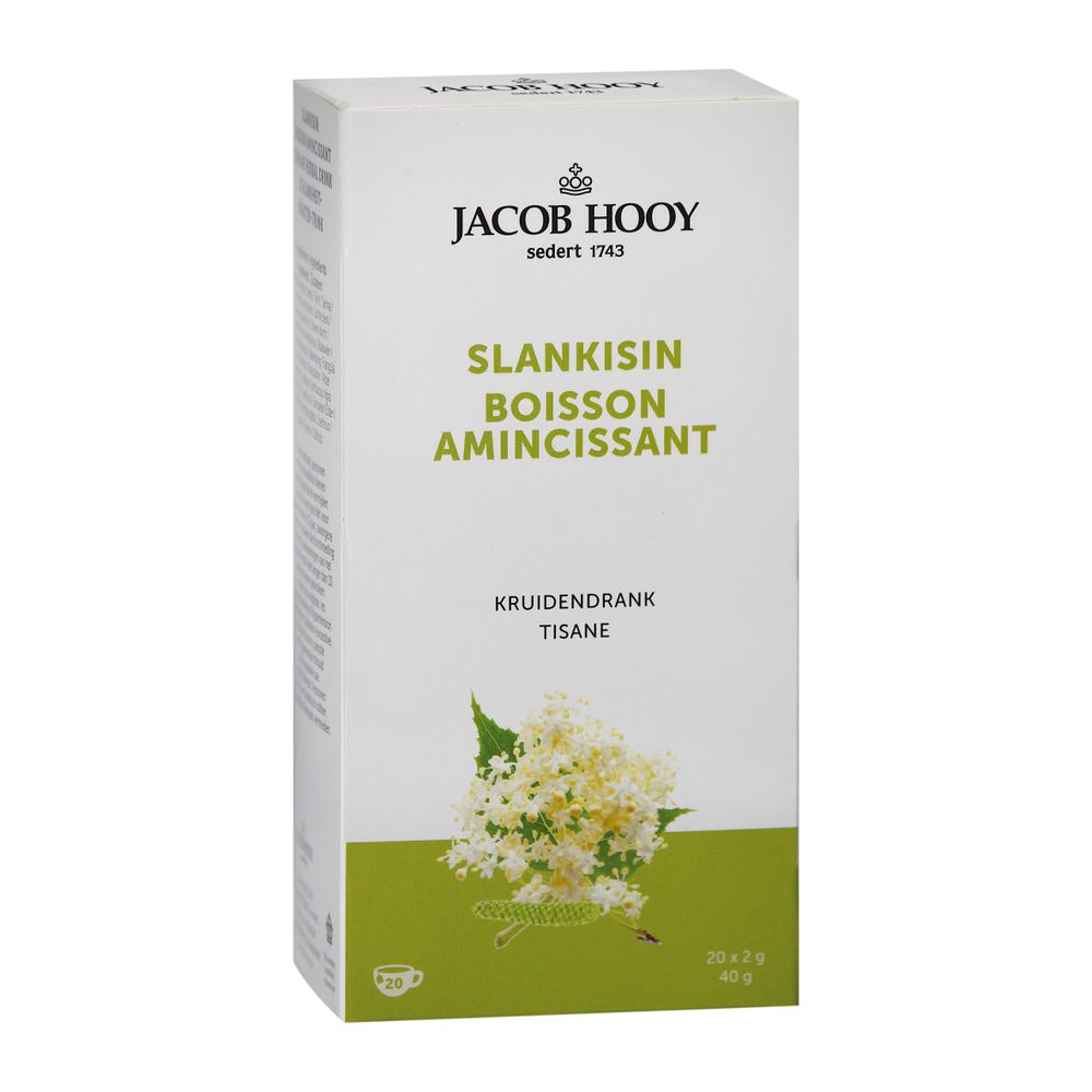 Jacob Hooy Slankisin/slankheidskruiden thee 20 zakjes
