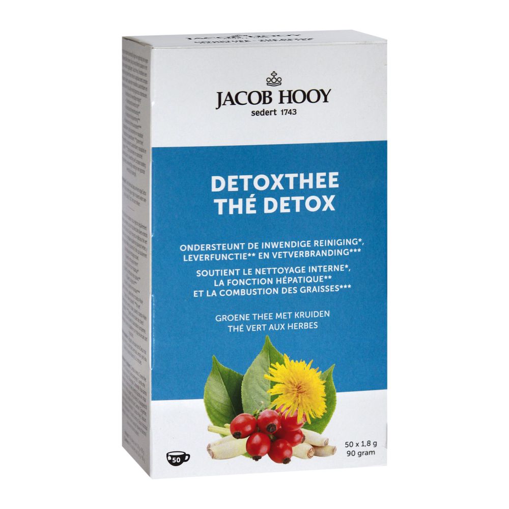 Jacob Hooy Detox thee 50 zakjes