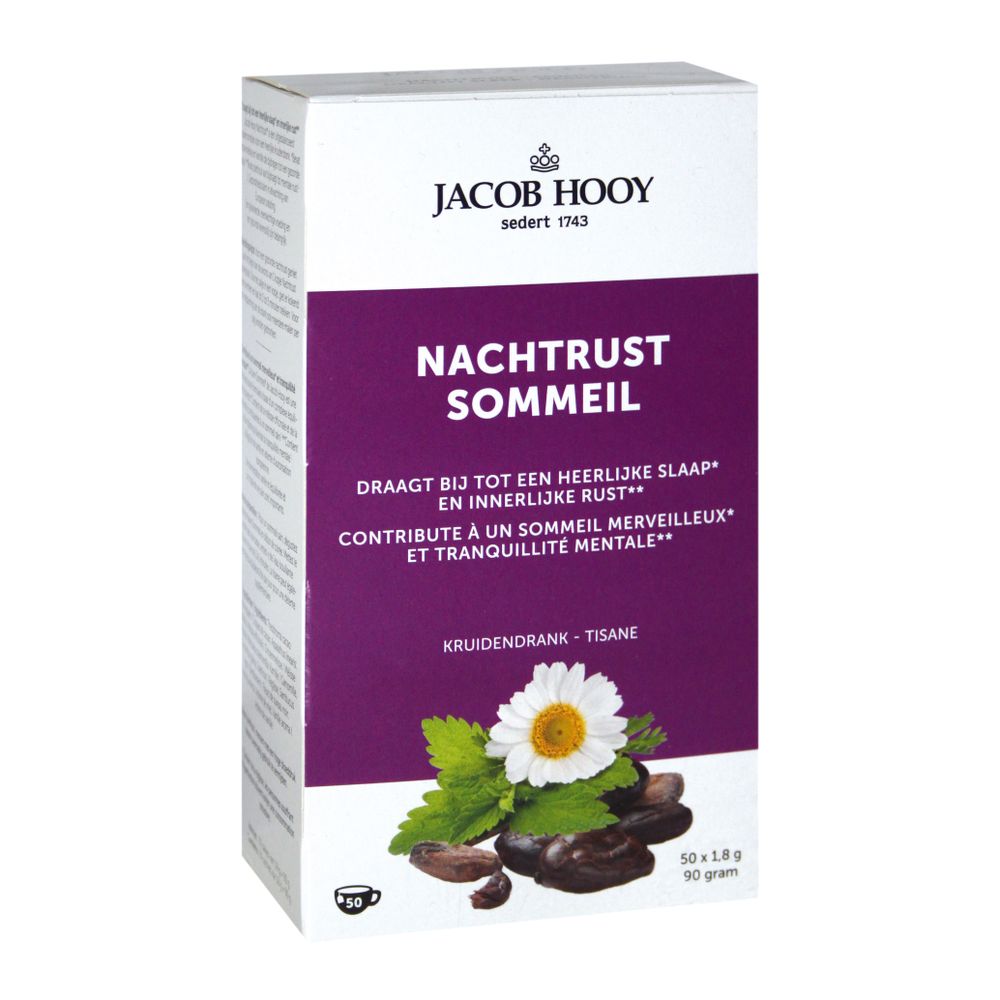 Jacob Hooy Nachtrust thee 50 zakjes