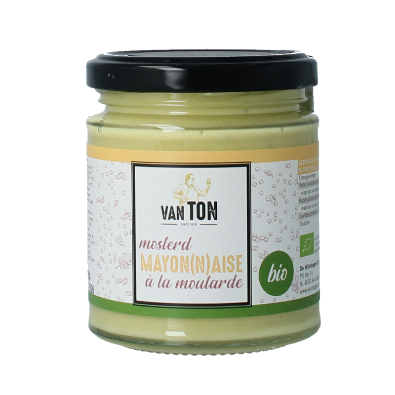 Van Ton Mosterd mayonaise bio 190 ml