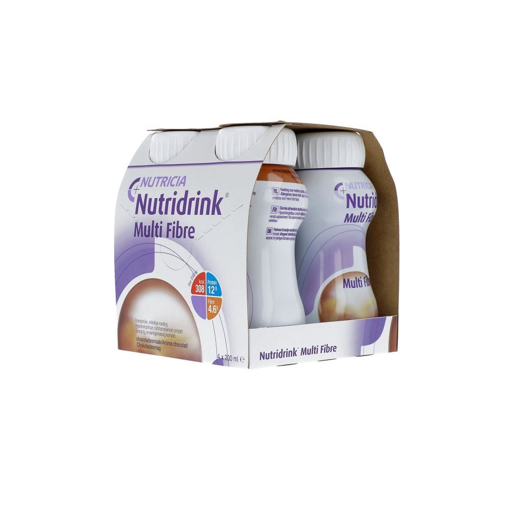 Nutridrink Multi Fibre Chocolade 800 ml
