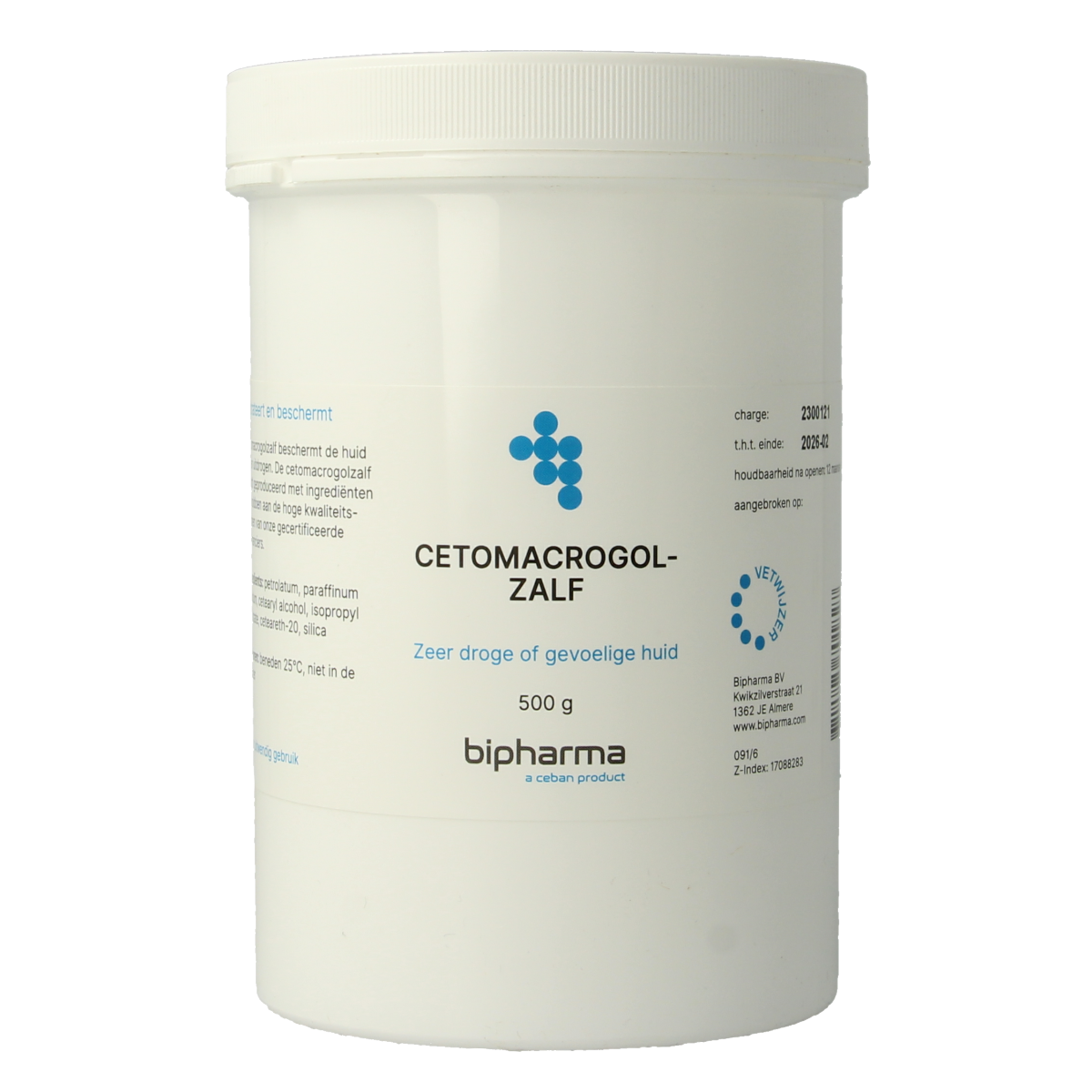 Bipharma Cetomacrogolzalf FNA 500 gram