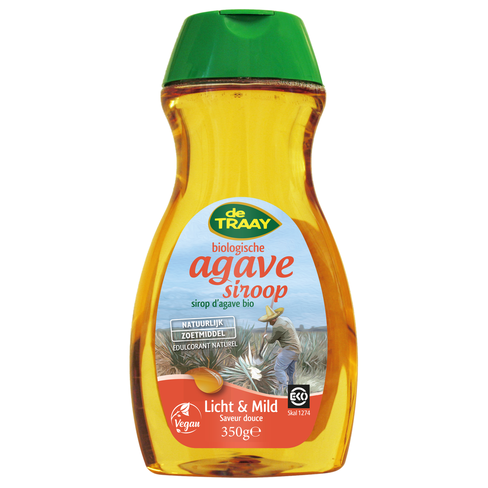 De Traay Agavesiroop licht & mild 350 gram