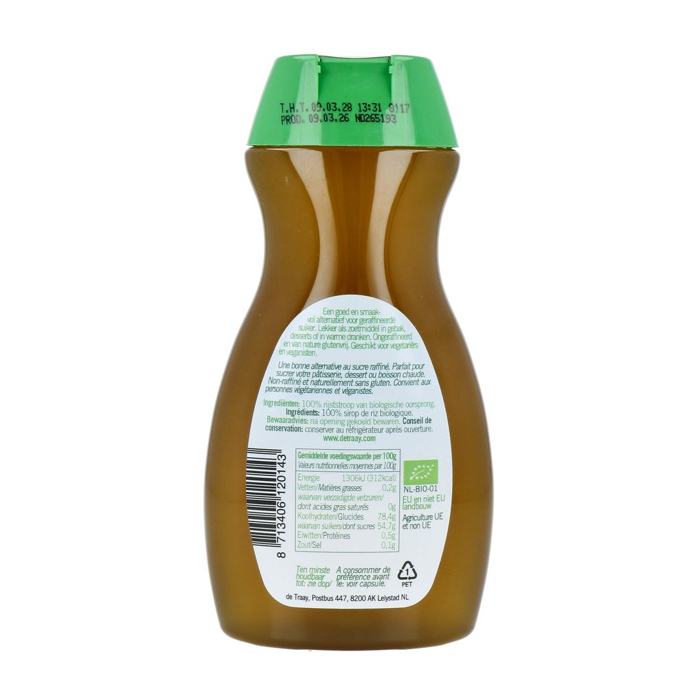 De Traay Rijststroop 350 gram