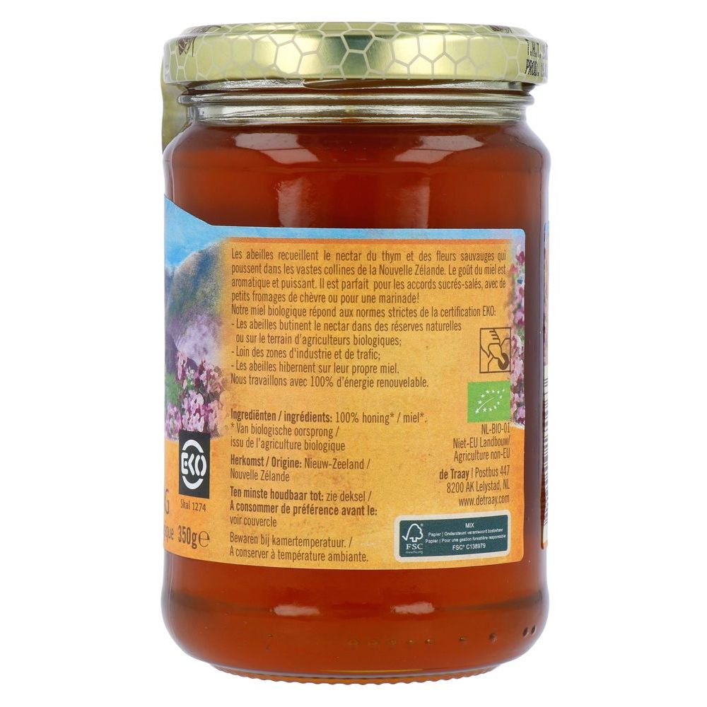 De Traay Tijm honing 350 gram
