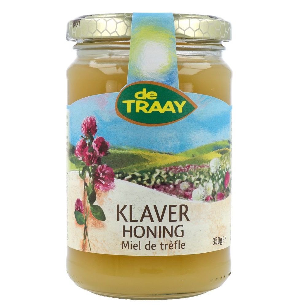 De Traay Klaverhoning creme 350 gram